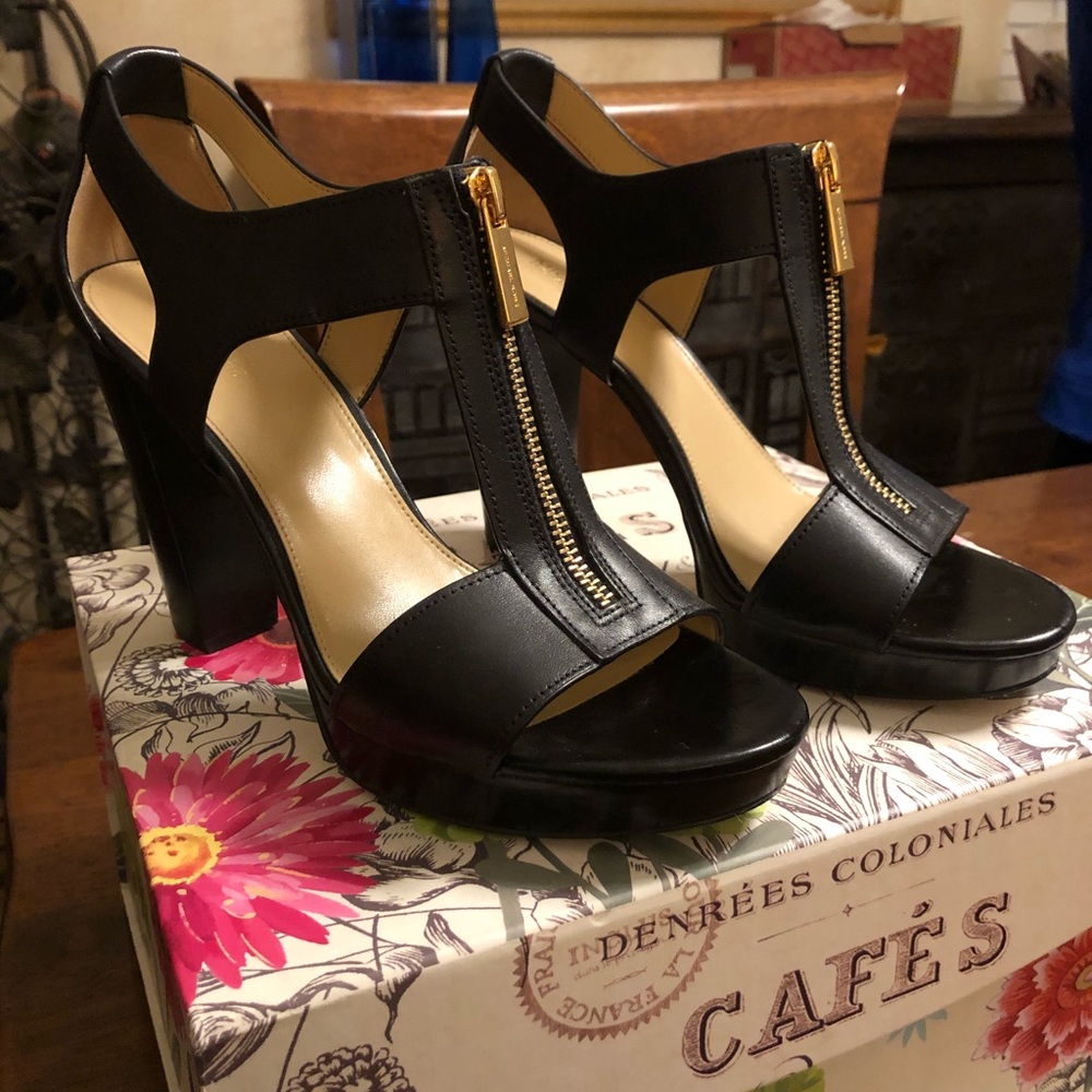 Michael Kors Berkley T-Strap Platform heels